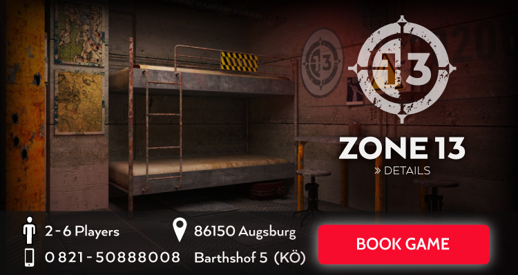 Escape Room Augsburg ZONE 13 engl